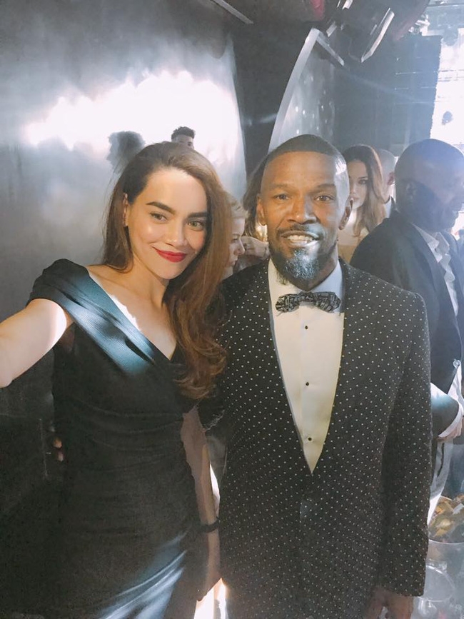 Hồ Ngọc Hà khoe ảnh chụp cùng Jamiefoxx và AustinMahone khi dự tiệc VIP tại Milan - Ảnh 2.