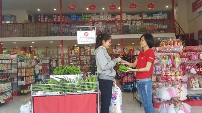 Chuoi Dong Nai tro thanh qua khuyen mai trong sieu thi hinh anh 3