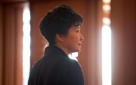 Tổng thống Hàn Quốc bị luận tội Park Geun-hye. Ảnh: AP