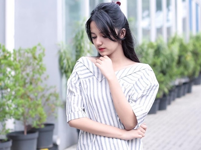 Ve dep thuan khiet cua hot girl Indonesia hinh anh 7