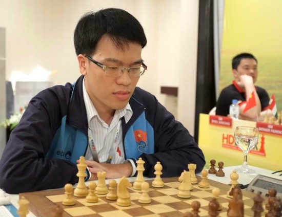 Lê Quang Liêm là kỳ thủ Việt Nam có nhiều cơ hội để vô địch giải cờ vua HDBank Cup 2017.