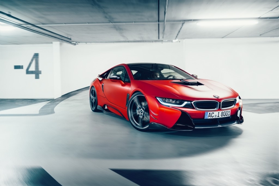 Xe the thao BMW i8 do than xe la lam hinh anh 4