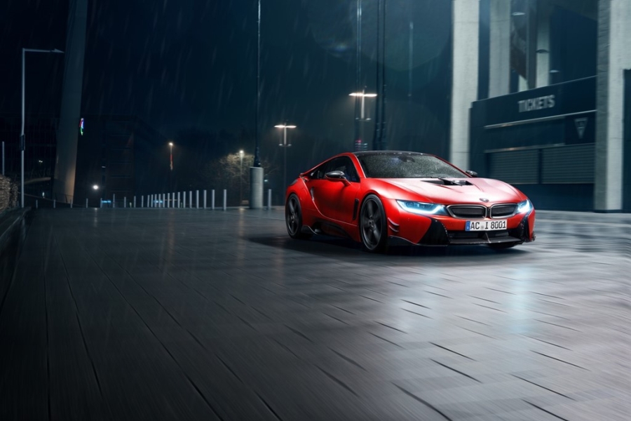 Xe the thao BMW i8 do than xe la lam hinh anh 6
