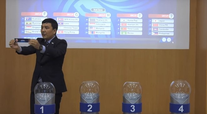 U23 Viet Nam cung bang voi Han Quoc o Vong loai chau A hinh anh 1