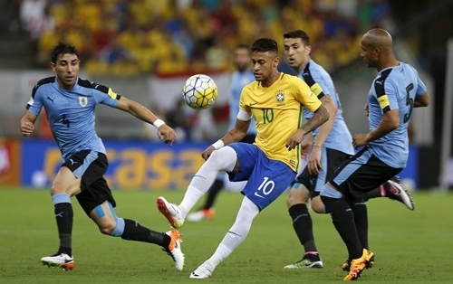 Uruguay được kỳ vọng sẽ cản bước tiến của Brazil