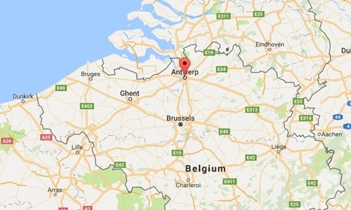 Thành phố Antwerp, Bỉ. Đồ họa: Google Maps