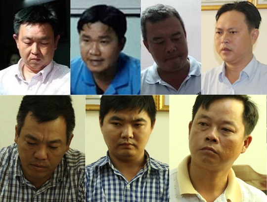  3/7 thanh tra giao thông TP Cần Thơ đối diện án tử hình. Ảnh Công an cung cấp 