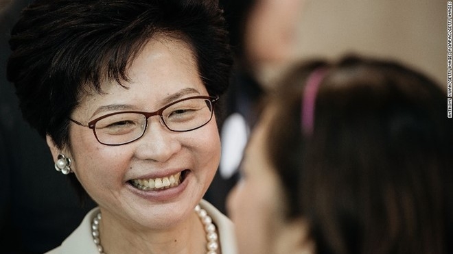 Ba Carrie Lam duoc chon lam lanh dao moi cua Hong Kong hinh anh 1