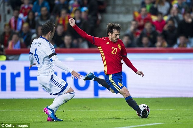  Tây Ban Nha mới đánh bại Israel 4-0 ở vòng loại World Cup 2018 