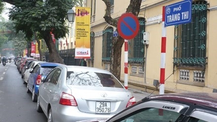 De xuat mo 'gap' diem do oto tren 87 tuyen pho Ha Noi hinh anh 1