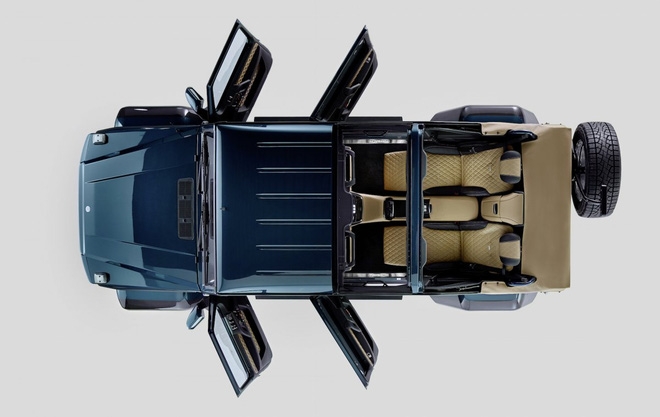 G650 Landaulet có động cơ biturboV12, công suất 630 mã lực, mô men xoắn 738 pound/foot. Sẽ chỉ có 99 chiếc siêu xe SUV này được sản xuất và bán vào mùa thu năm nay, nhưng những chiếc xe này không được bán ở Mỹ.