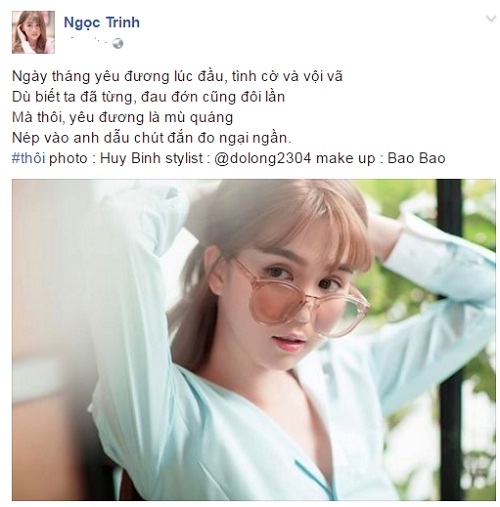 sau do vo ngoc trinh than: dung yeu voi, mu quang chuoc lay don dau hinh anh 2