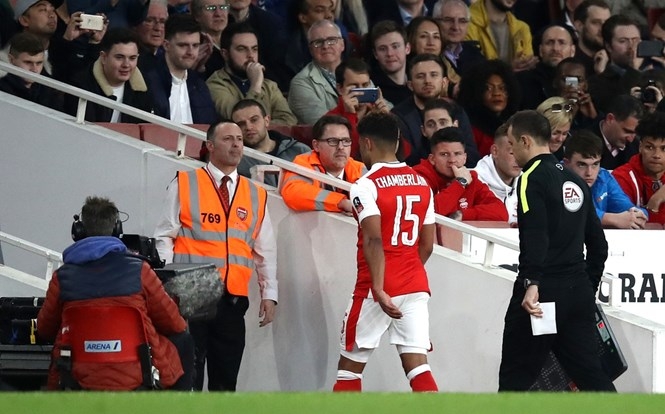 Chamberlain có thể sẽ rời Arsenal vào cuối mùa /// AFP