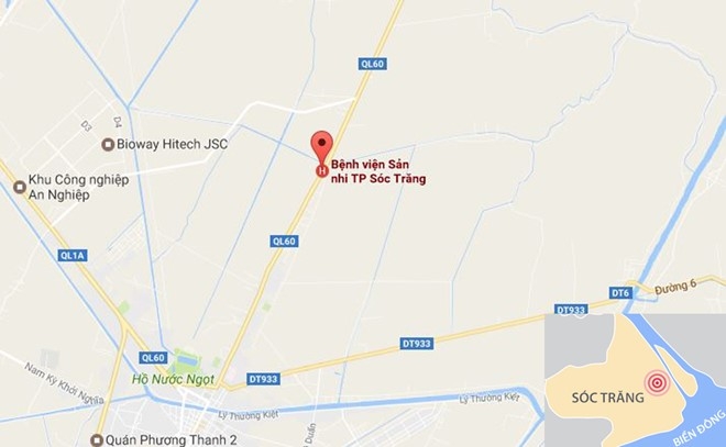 Me con san phu tu vong khi cho sinh o Soc Trang hinh anh 1