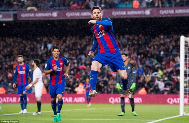  Messi đã có quá nhiều vinh quang khi thi đấu cho Barcelona 
