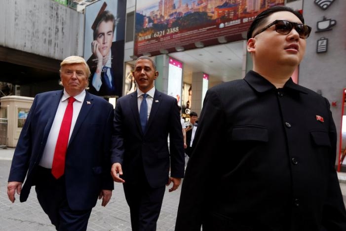 “trump, obama va kim jong-un” gay nao loan hong kong hinh anh 1