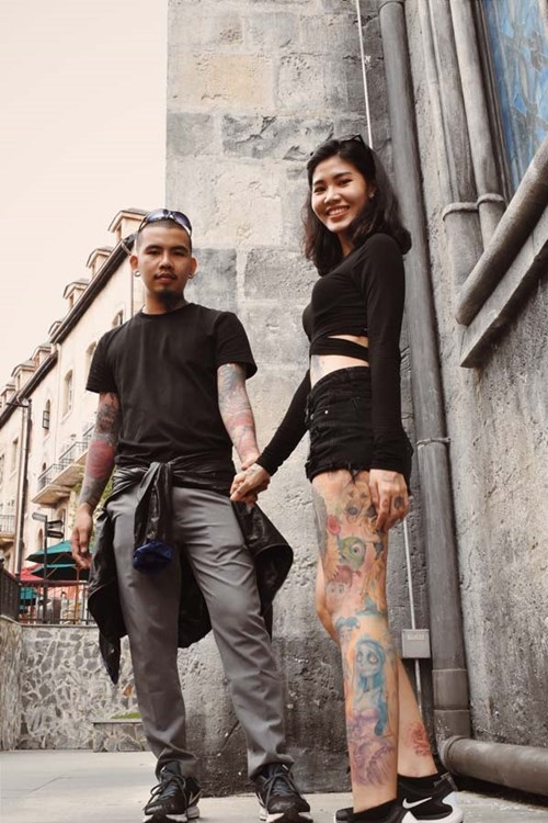Lời giải những hot girl Việt đam mê dám xăm hình toàn thân - ảnh 10