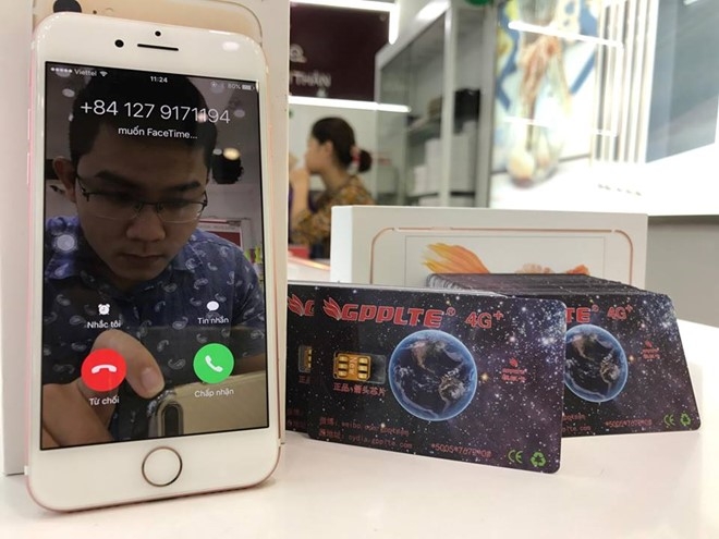Xuat hien loai SIM ghep bien iPhone lock thanh quoc te o VN hinh anh 2