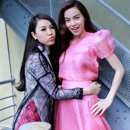 doi ban than ho ngoc ha - que van am tham huy ket ban, bo theo doi nhau - 4