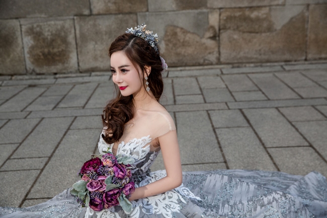 man nhan voi bo anh cuoi tai han quoc cua cap doi dep hon tranh ve - 3