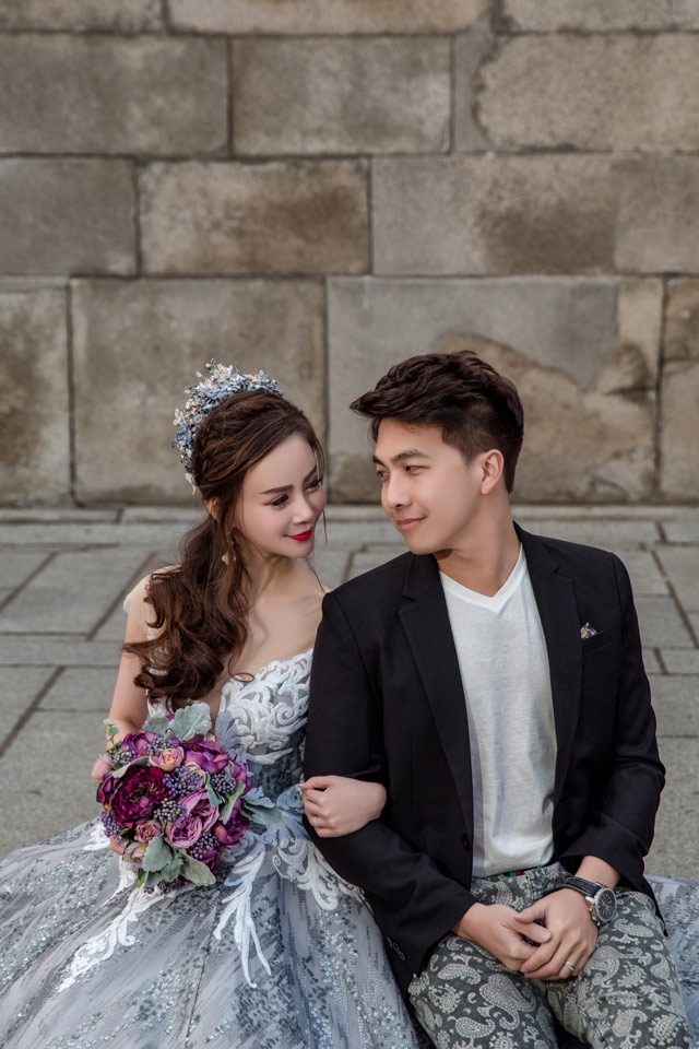 man nhan voi bo anh cuoi tai han quoc cua cap doi dep hon tranh ve - 18