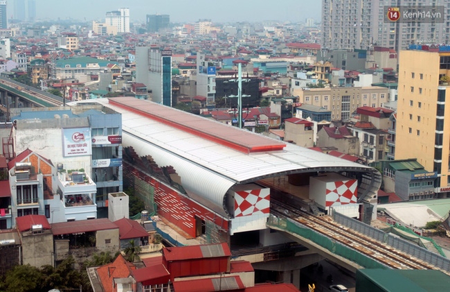 Các nhà ga của tuyến đường sắt Cát Linh - Hà Đông đang dần hoàn thiện, mỗi nhà ga là một màu sắc riêng biệt, nổi bật! - Ảnh 5.