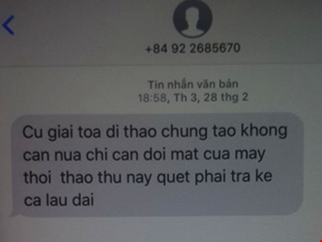 Chủ tịch xã bị dọa 'xin đôi mắt' khi dẹp vi phạm - ảnh 2