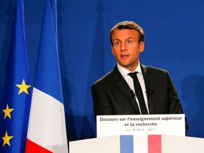 Ứng viên tổng thống Pháp Emmanuel Macron /// Reuters