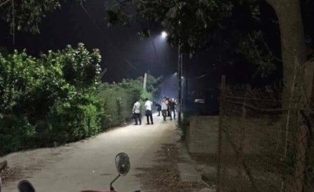 Con đường nơi phát hiện thi thể chị A. Con đường nơi phát hiện thi thể chị A.