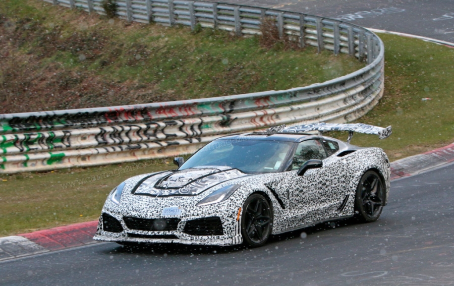 Corvette ZR1 2019 xuat hien tren duong thu nghiem hinh anh 3