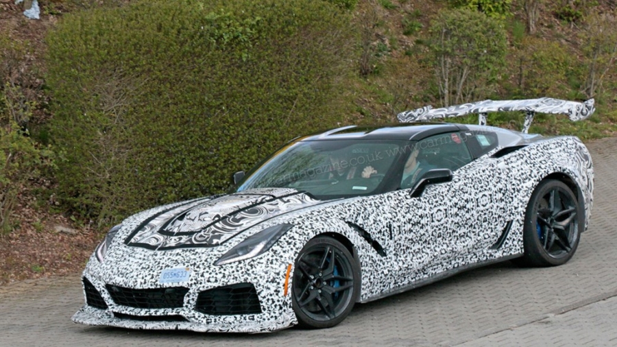 Corvette ZR1 2019 xuat hien tren duong thu nghiem hinh anh 5