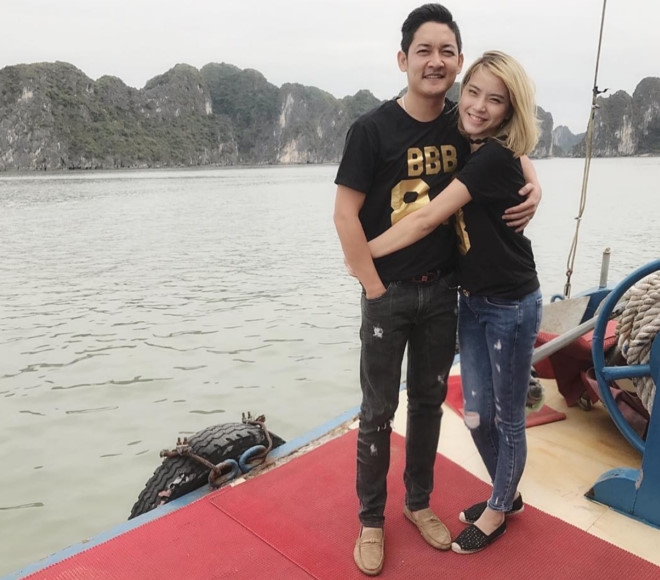Hai Bang va Thanh Dat tron con gai moi sinh de du lich Ha Long? hinh anh 1