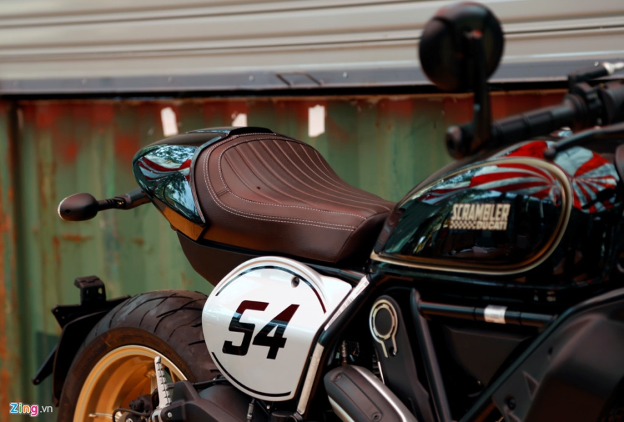 Chi tiet Ducati Scrambler Cafe Racer dau tien Viet Nam hinh anh 7