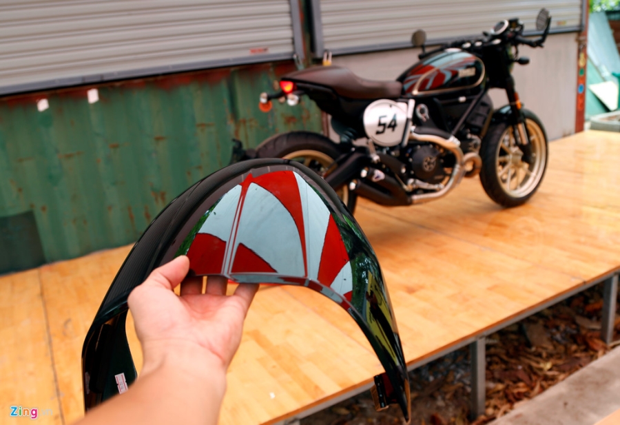 Chi tiet Ducati Scrambler Cafe Racer dau tien Viet Nam hinh anh 8