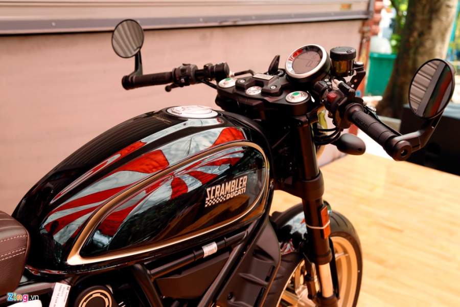 Chi tiet Ducati Scrambler Cafe Racer dau tien Viet Nam hinh anh 11
