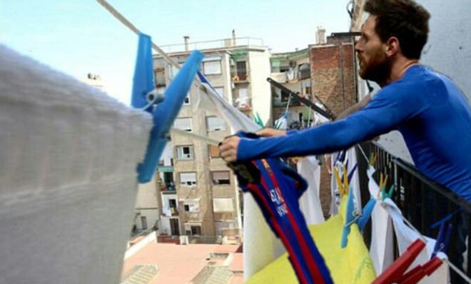 Màn chia vui của Messi trở thành một trào lưu trên internet