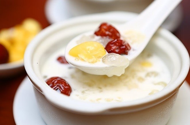 tuyết giáp, thần dược, thần dược phòng the, đồ ăn giải nhiệt, đặc sản nhà giàu