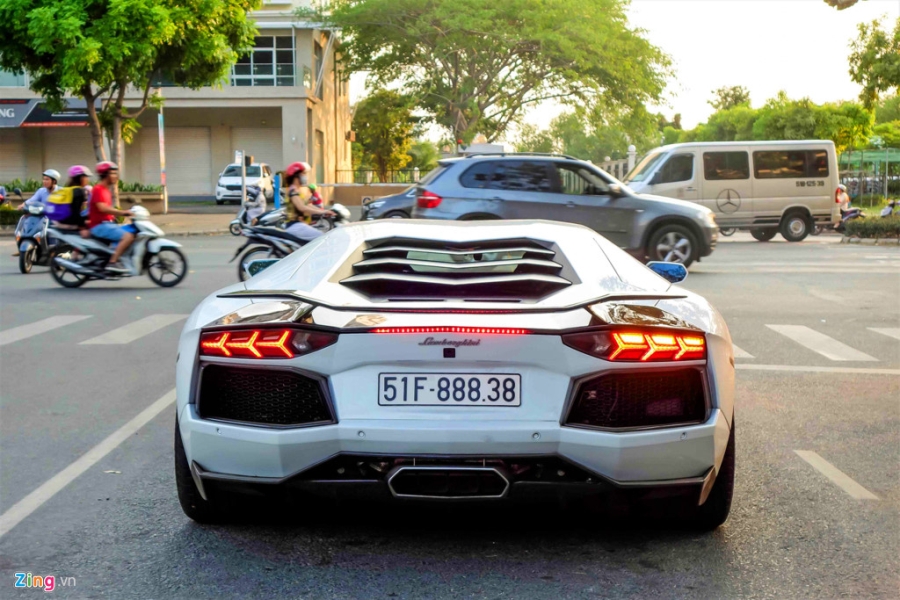 Lamborghini Aventador chinh hang duy nhat VN do ham ho hinh anh 3