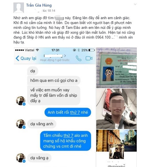 'Cam' giay to vay 10 trieu dong ho ban, sinh vien ngam dang tra no hinh anh 1