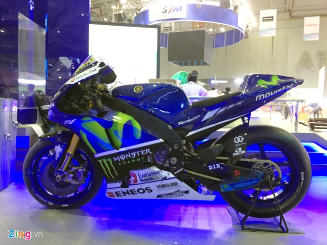 Sieu moto Yamaha M1 xuat hien tai trien lam xe may Viet Nam hinh anh 2