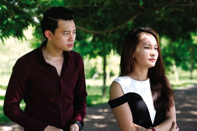 Một cảnh trong phim “Sống chung với mẹ chồng” (ảnh do VTV cung cấp).