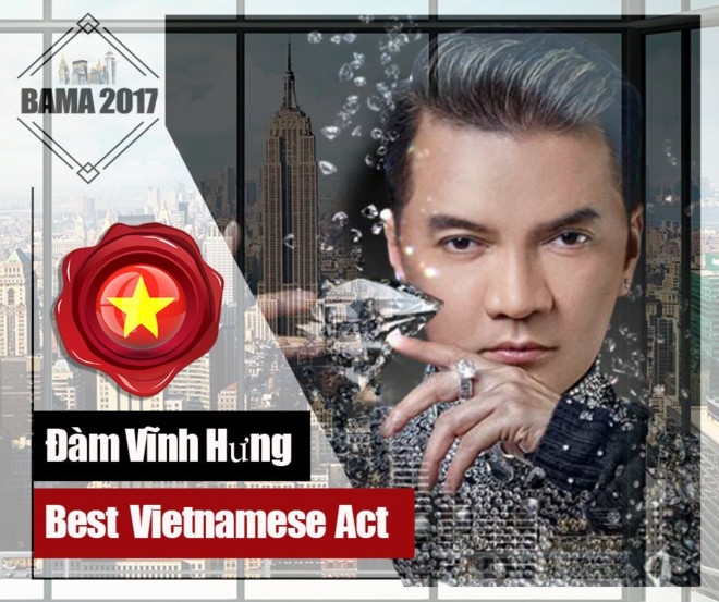 Mr. Dam, Cam Ly duoc de cu Nghe si Viet xuat sac nhat tai BAMA 2017 hinh anh 1