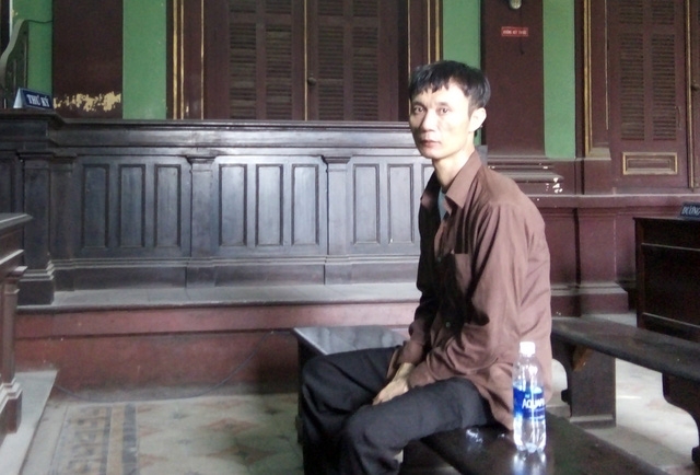 Bị cáo Tôn tại tòa