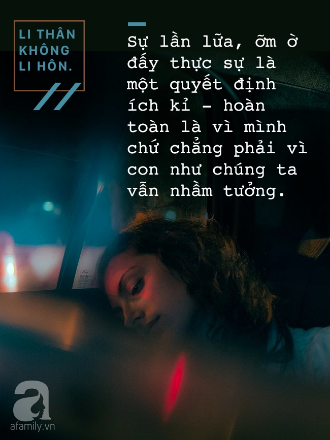 Ly thân không ly hôn: Vì con, vì chẳng còn son hay còn gì hơn nữa? - Ảnh 1.