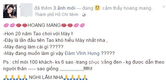 sao việt, đàm vĩnh hưng, dương triệu vũ, đám cưới đàm vĩnh hưng, quy định dự tiệc đàm vĩnh hưng dương triệu vũ