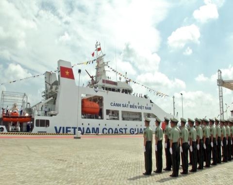 Hinh anh tau Canh sat bien Viet Nam tai Trung Quoc
