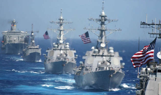 Biên đội tàu chiến của Mỹ (Ảnh: US Navy)