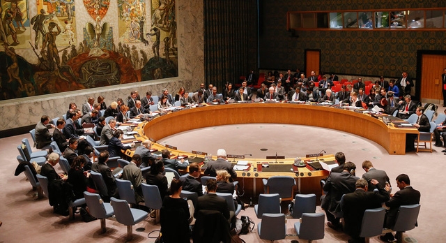 Một phiên họp của Hội đồng Bảo an Liên Hợp Quốc (Ảnh: Reuters)