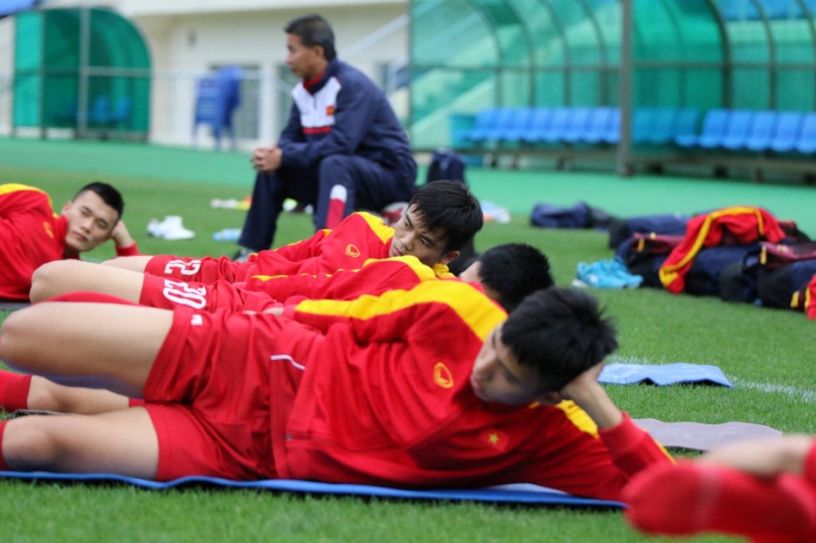 U20 Viet Nam hung khoi ra san tap o Han Quoc hinh anh 6