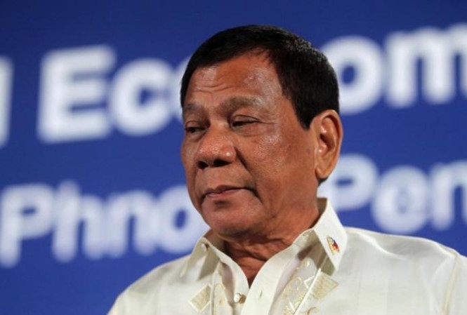 Tổng thống Philippines Rodrigo Duterte tại Diễn đàn Kinh tế Thế giới về ASEAN ở Phnom Penh, Campuchia, ngày 11.5.2017 /// REUTERS
